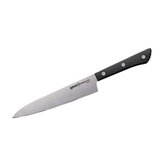 Универсальный нож SAMURA HARAKIRI SHR-0023B/K (ЧЕРНАЯ РУКОЯТЬ)