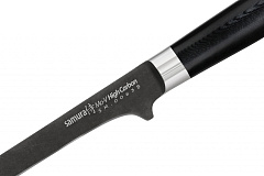 Нож кухонный "Samura Mo-V Stonewash" обвалочный 165 мм, G-10 SM-0063B/K