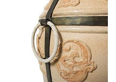 Тандыр "УРАЛ" Слоновая кость с диаметром 250 мм и толщиной стенок 60 мм, вес 100 кг