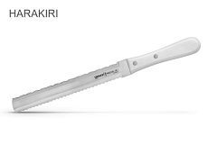 Нож для замороженных продуктов SAMURA HARAKIRI SHR-0057W (БЕЛАЯ РУКОЯТЬ)