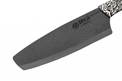 Нож кухонный "Samura Inca" накири 165 мм, чёрная циркониевая керамика SIN-0043B/K