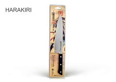 Шеф нож SAMURA HARAKIRI SHR-0085B/K (черная рукоять)