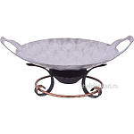 Садж 38 см (нержавеющая сталь) + подставка "Афина"