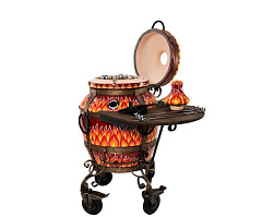 Тандыр "Огненный" с откидной крышкой