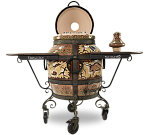 Тандыр "Шульган-таш" с откидной крышкой, с 2-я столиками