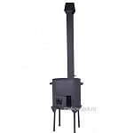 Очаг 2 мм с трубой для казанов на 22 литров