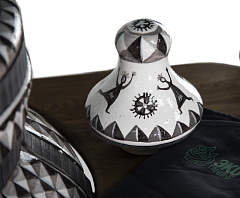 Тандыр "Африка" с откидной крышкой