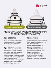Набор "Премиум плюс": Тандыр "Александр" с откидной крышкой, с термометром + аксессуары