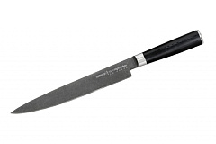 Нож кухонный "Samura Mo-V Stonewash" для нарезки 230 мм, G-10 SM-0045B/K