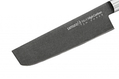 Нож кухонный "Samura Mo-V Stonewash" накири 167 мм, G-10 SM-0043B/K