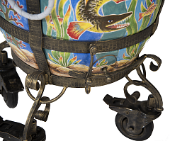 Тандыр "Морской" с откидной крышкой