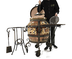 Тандыр "Шульган-таш" с откидной крышкой