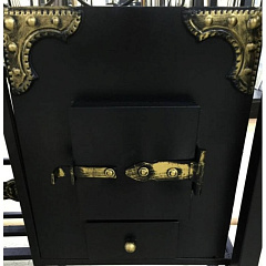 Мангал с крышей "Модерн NEW" с коптильней и выдвижной жаровней