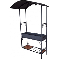 Мангал дачный с крышей АМ18М