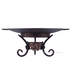 Садж 43 см (чугун) + подставка "Шелковый путь декор"