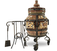 Тандыр "Шульган-таш" с откидной крышкой