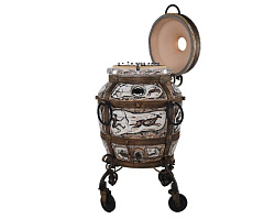 Тандыр "Охота" с откидной крышкой