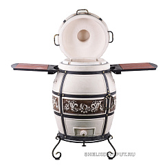 Набор "Эконом плюс": Тандыр "Казачий" с откидной крышкой со столиками, с термометром + аксессуары