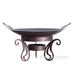 Садж 35 см (сталь) + подставка "Султан"