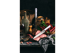 Вилка для мяса SAMURA HARAKIRI SHR-0065W (белая рукоять)