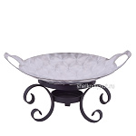 Садж 38 см (нержавеющая сталь) + подставка "Тунис"