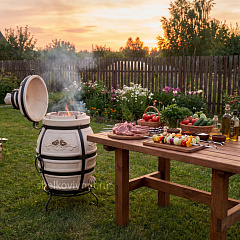 Набор "Премиум плюс": Тандыр "Аполлон с откидной крышкой, с термометром + аксессуары