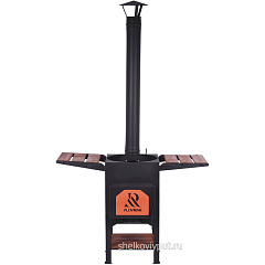 Казан 12л  алюминиевый + печь "Plovman"