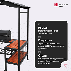 Гриль-Мангал "ЦЕЗАРЬ" с печкой для казана 12-16л