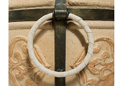 Тандыр "УРАЛ" Слоновая кость с диаметром 250 мм и толщиной стенок 60 мм, вес 100 кг