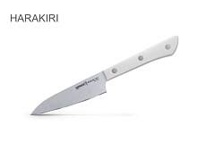 Овощной нож SAMURA HARAKIRI SHR-0011W (белая рукоять)
