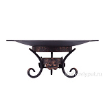 Садж 43 см (чугун) + подставка "Шелковый путь декор"