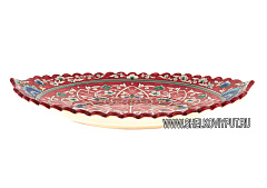 Блюдо для шашлыка "Хан-Ляган" (красное)