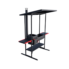 Печь-мангал с крышей 360 Искандер Инклайн Эйр