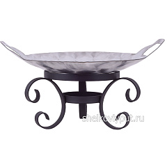 Садж 38 см (нержавеющая сталь) + подставка "Тунис"