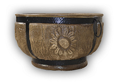 Керамический очаг для костра "Подсолнух"