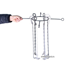 Шампур для тандыра с ключиком