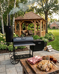 Гриль-Смокер казан XXL