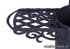 Казан чугунный 17л Ситон с чугунной крышкой-сковородой + очаг "Султан"