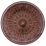 Тарелка 28см коричневая