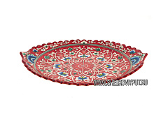 Блюдо для шашлыка "Хан-Ляган" (красное)