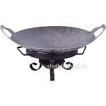 Садж 35 см (сталь) + подставка "Стамбул"