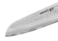 Шеф нож Сантоку SAMURA 67 DAMASCUS SD67-0094M/Y
