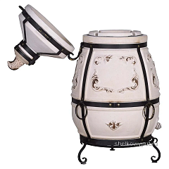 Набор "Стандарт плюс": Тандыр "Степной NEW" с откидной крышкой, с термометром + аксессуары