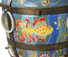 Тандыр "Морской" с откидной крышкой