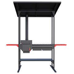 Печь-мангал с крышей 360 Искандер Инклайн Эйр