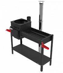 Мангал Искандер с печью под казан 360 Стандарт