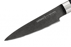 Нож кухонный "Samura Mo-V Stonewash" овощной 90 мм, G-10 SM-0010B/K