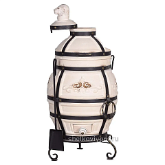 Набор "Премиум плюс": Тандыр "Аполлон с откидной крышкой, с термометром + аксессуары
