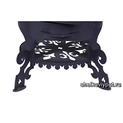 Казан чугунный 12л Ситон с чугунной крышкой-сковородой + очаг "Султан"