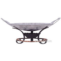 Садж 38 см (нержавеющая сталь) + подставка "Афина"